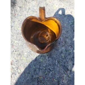Van Briggle Pottery Heart Shaped Creamer no chips or defects